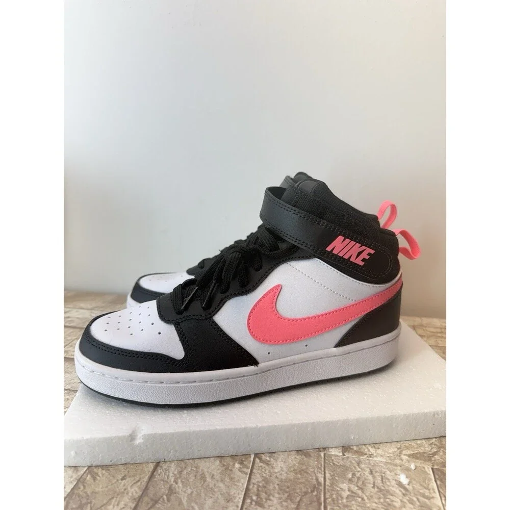 Nike Court Borough Mid 2 Basketball Shoes CD7782-005 Size 6Y/ Women 7.5 - Picture 8 of 14